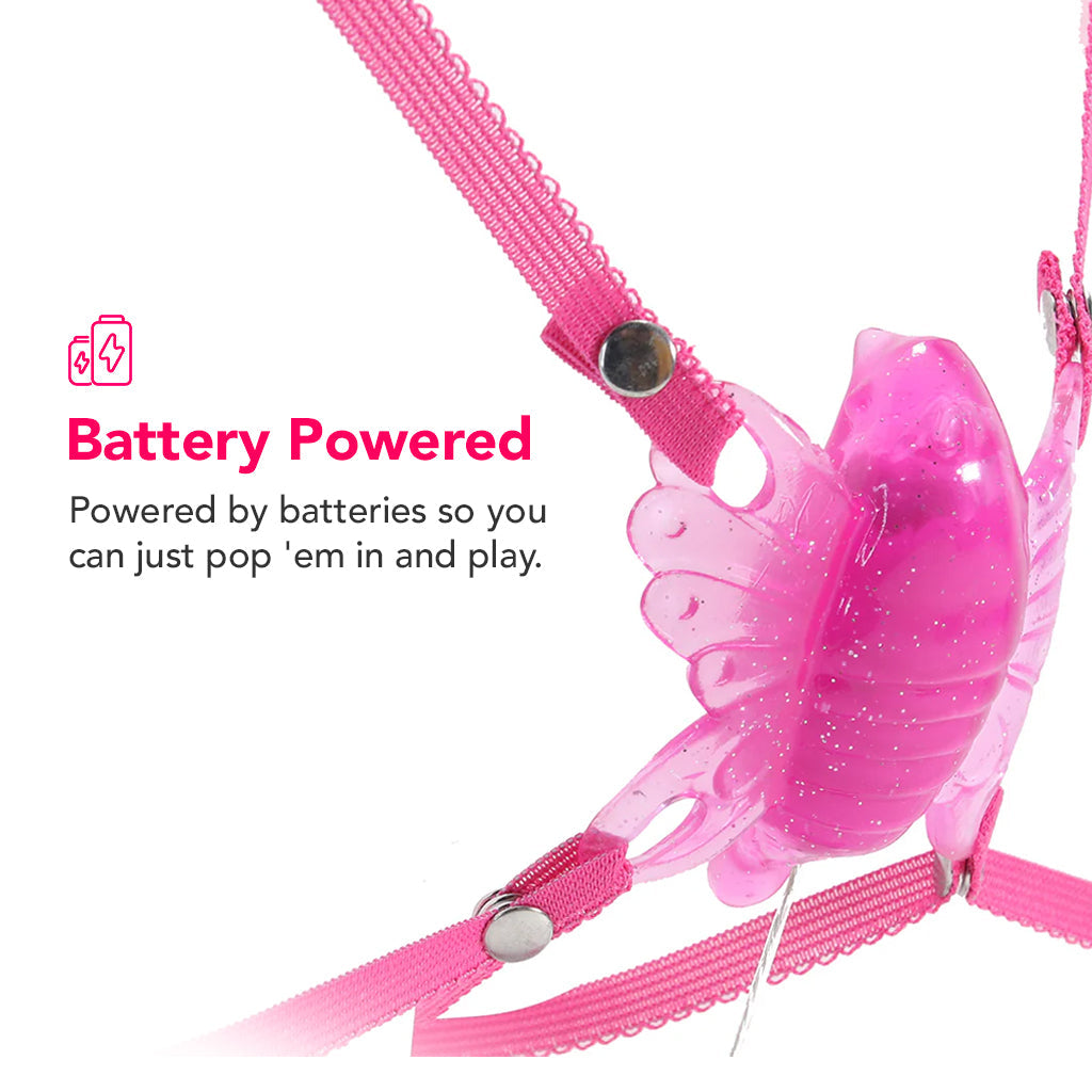 PinkCherry Wearable Butterfly Vibe in Pink Vibrators > Wearable & Panty Vibrators - Tophatter Daily Deals
