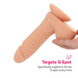 PinkCherry Premium 6 Inch Light Silicone Ballsy Dildo Dildo Sex Toys > Realistic Dildos - Tophatter Daily Deals