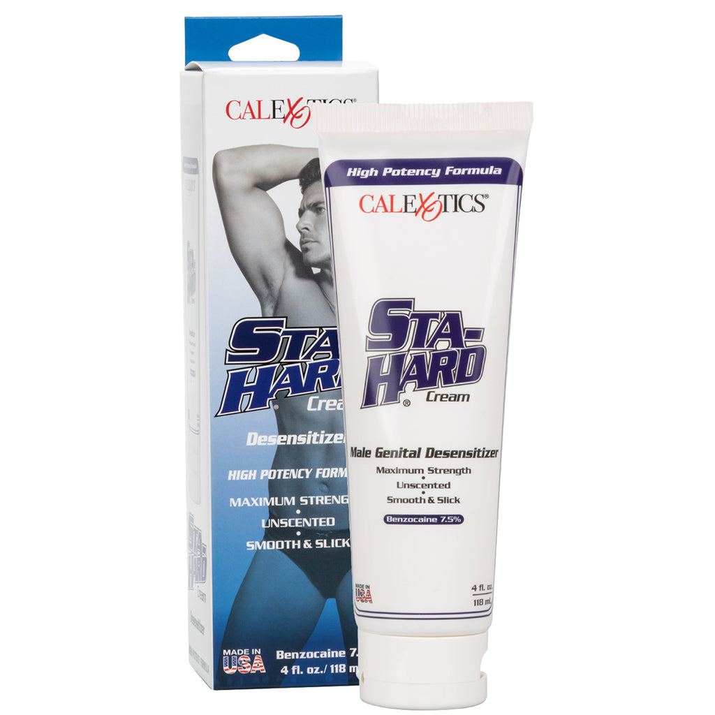 Sta-Hard Desensitizer Cream in 4oz/118ml Lubes and Lotions > Female Enhancement - Tophatter Daily Deals