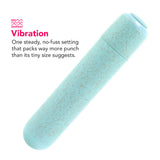 Gaia BioFeel Biodegradable Bullet Vibe in Aqua Vibrators > Bullet and Egg Vibrators - Tophatter Daily Deals