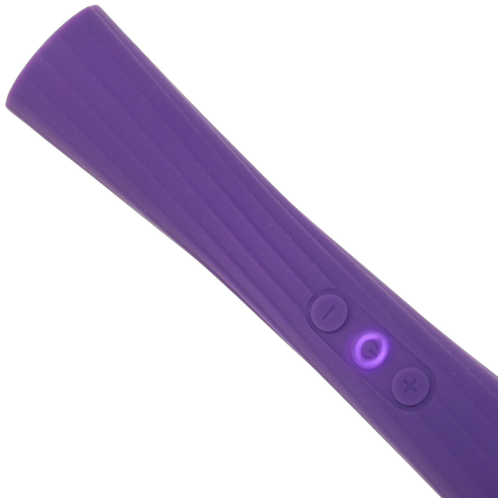 PinkCherry Luxury Slim Rechargeable Wand in Purple - Tophatter's Adult Sex Toys Online Vibrators > Wands - Tophatter Daily Deals