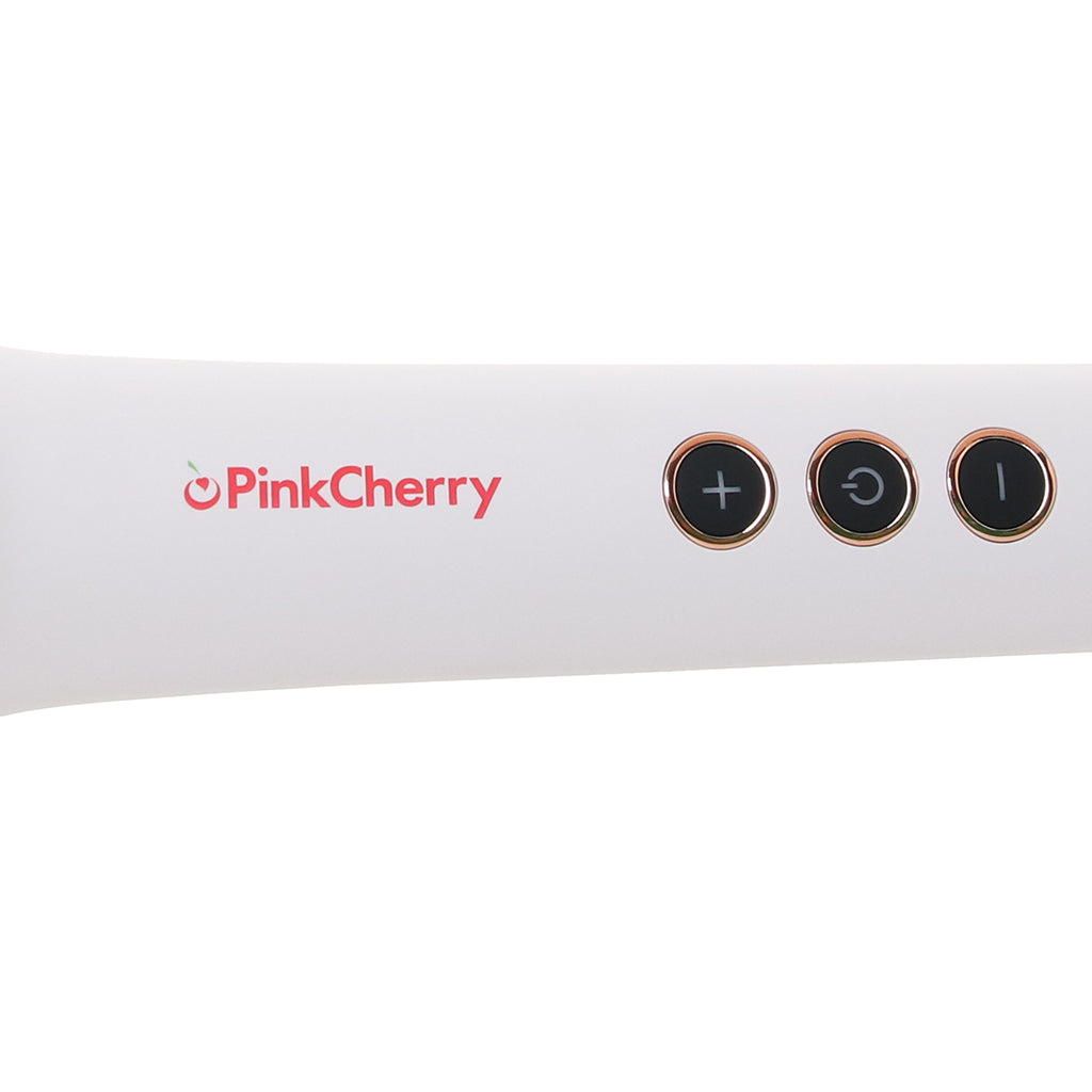 PinkCherry Rechargeable Wand in White - Tophatter's Adult Sex Toys Online Vibrators > Wands - Tophatter Daily Deals