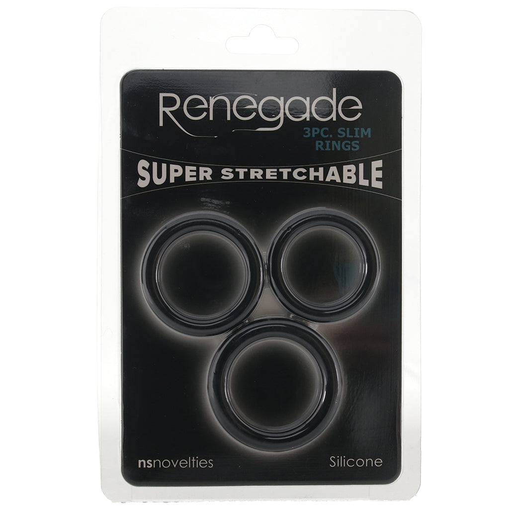 Renegade 3 Piece Slim Rings Cock Rings - Tophatter Daily Deals