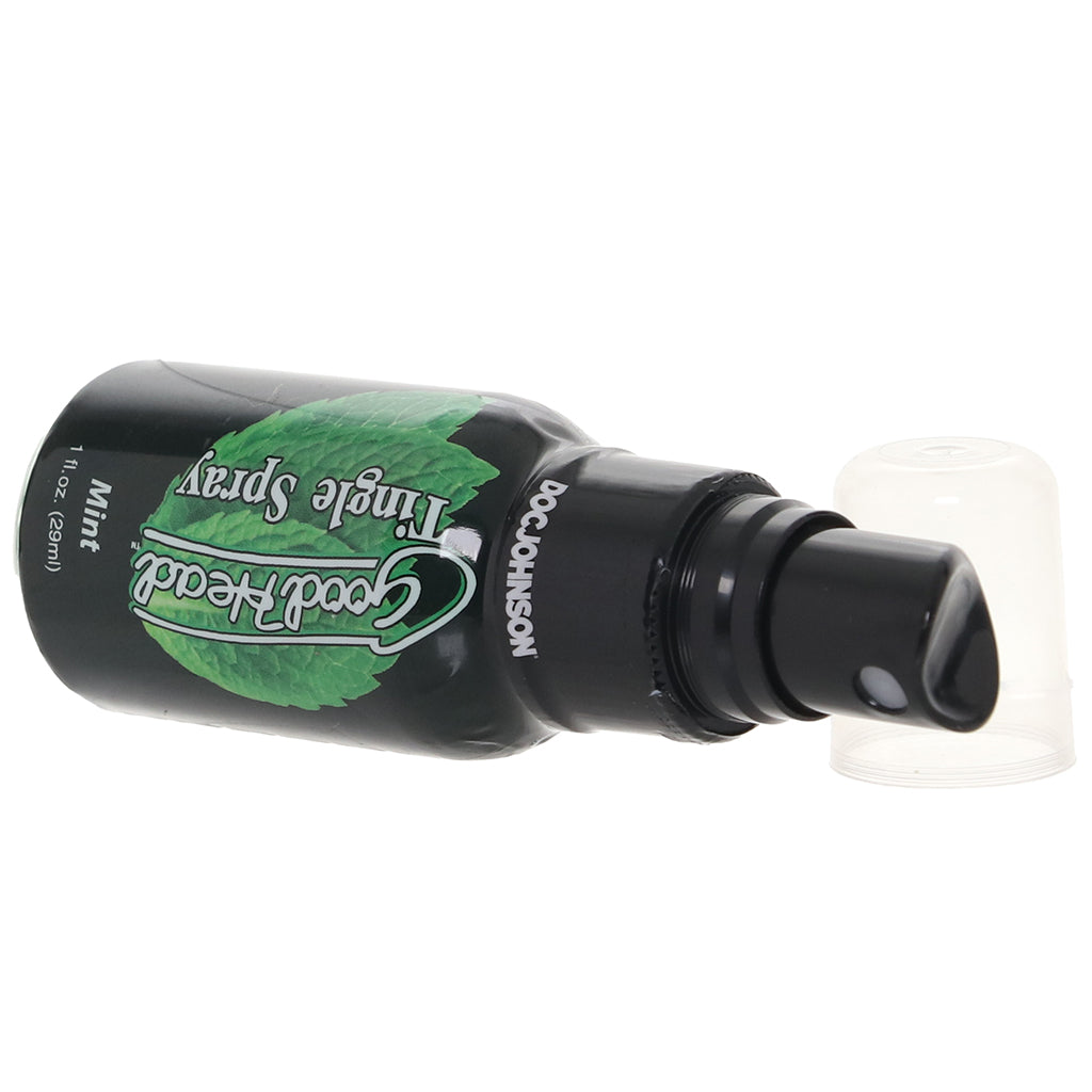 GoodHead Mint Tingle Spray in 1oz/29ml - Tophatter's Adult Products Lubes and Lotions > Flavored Sex Lubes - Tophatter Daily Deals