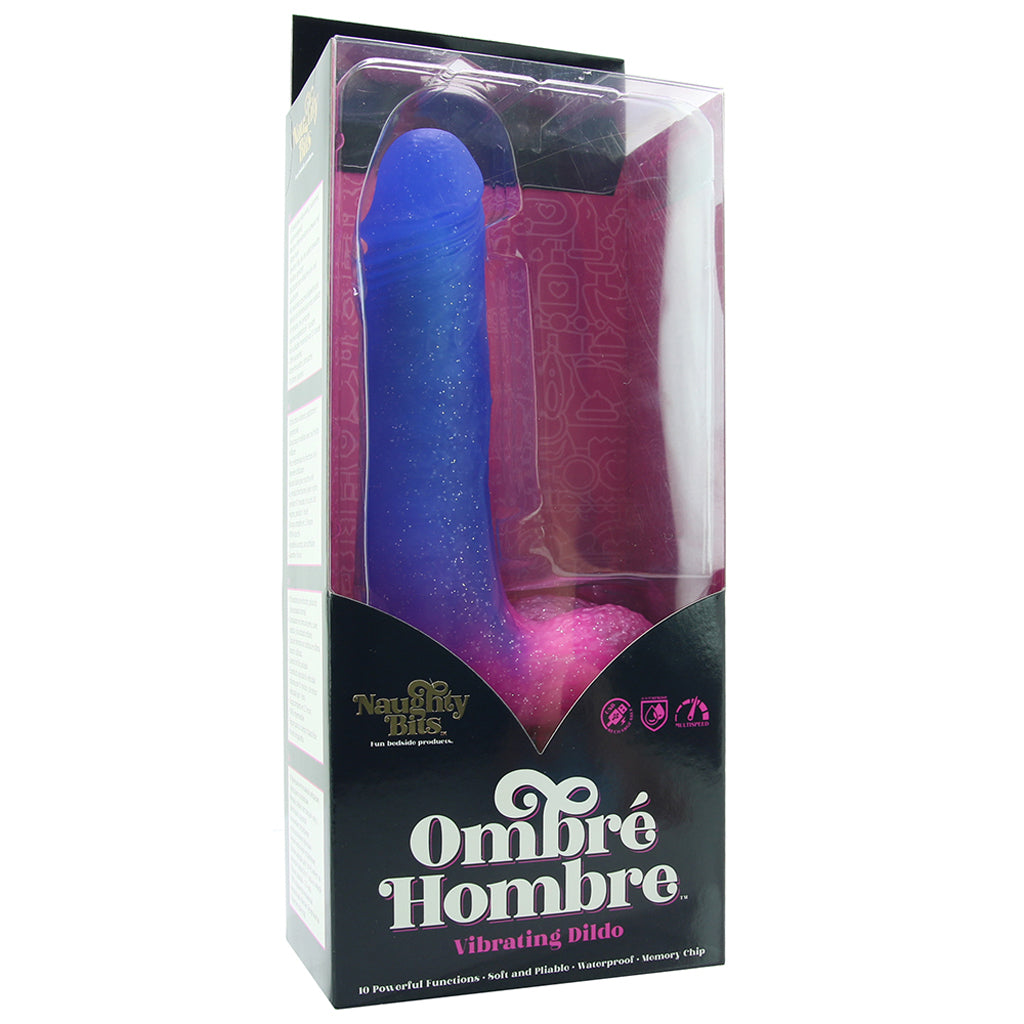 Naughty Bits Ombré Hombre Vibrating Dildo Vibrators > Realistic Vibrator Dildos - Tophatter Daily Deals