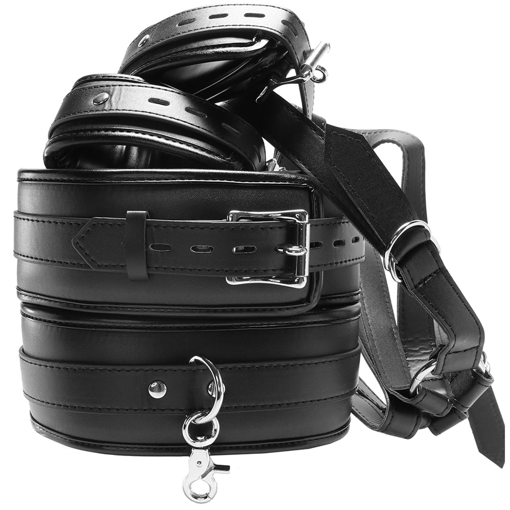 Strict Thigh Sling with Wrist Cuffs - Tophatter's Adult Products Bondage and Fetish > Restraints - Tophatter Daily Deals