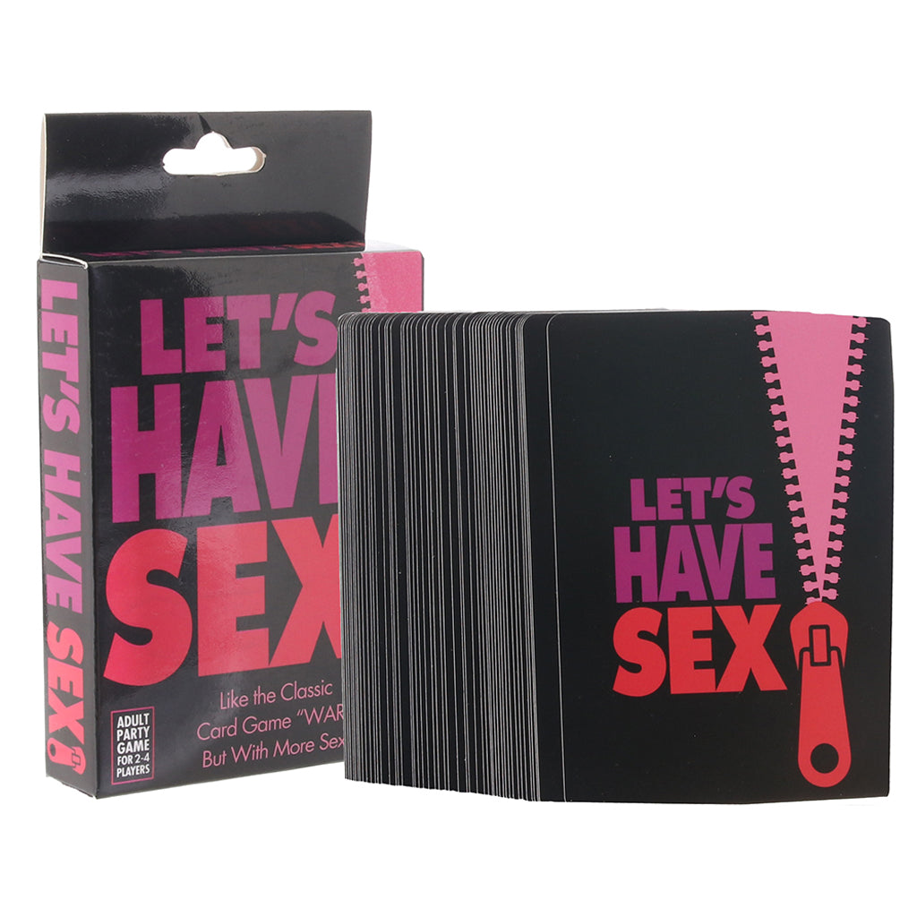 Let's Have Sex Card Game - Tophatter's Adult Products Sensual Love > Games - Tophatter Daily Deals