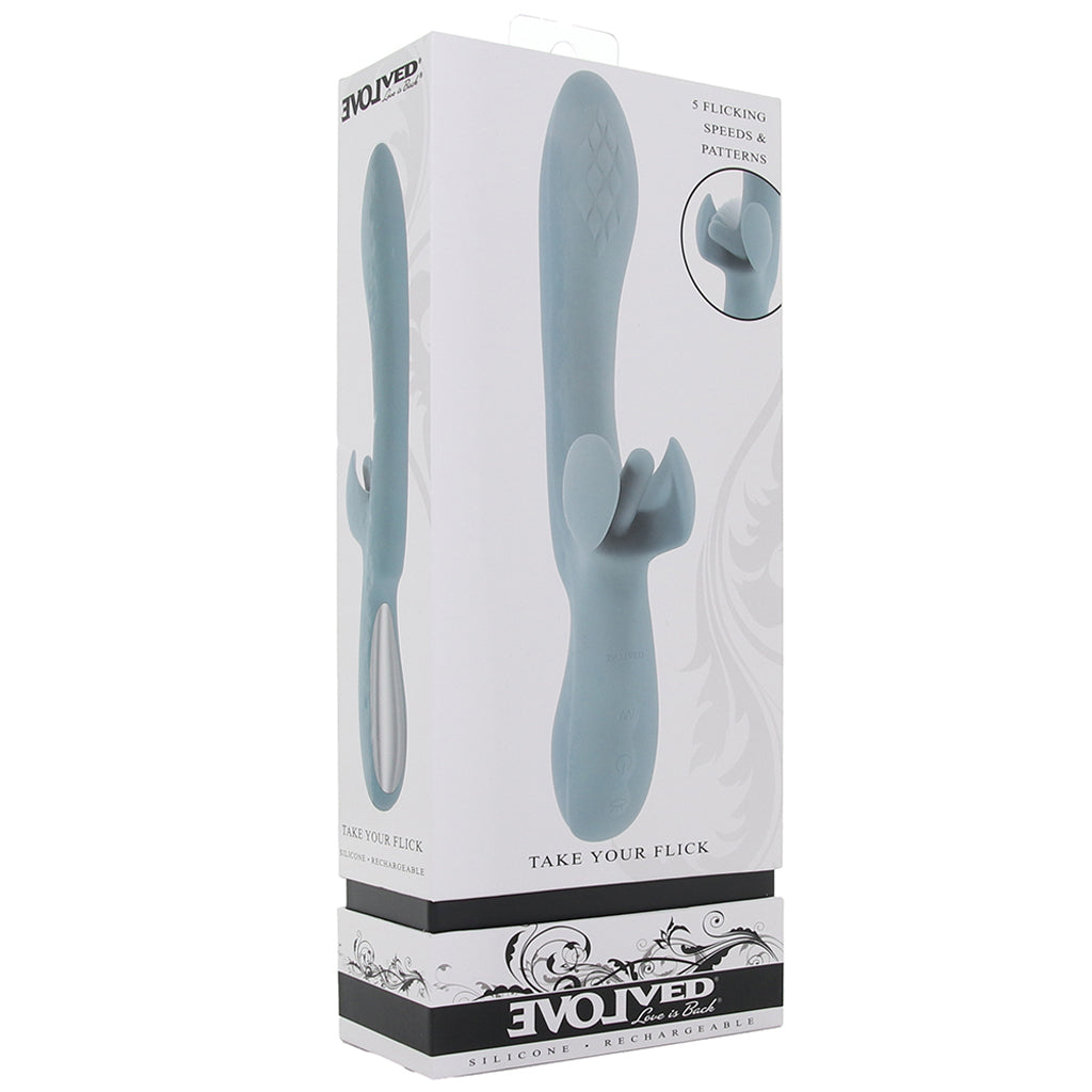 Take Your Flick Rabbit Vibe - Tophatter's Adult Sex Toys Online Vibrators > Rabbit Vibrators - Tophatter Daily Deals