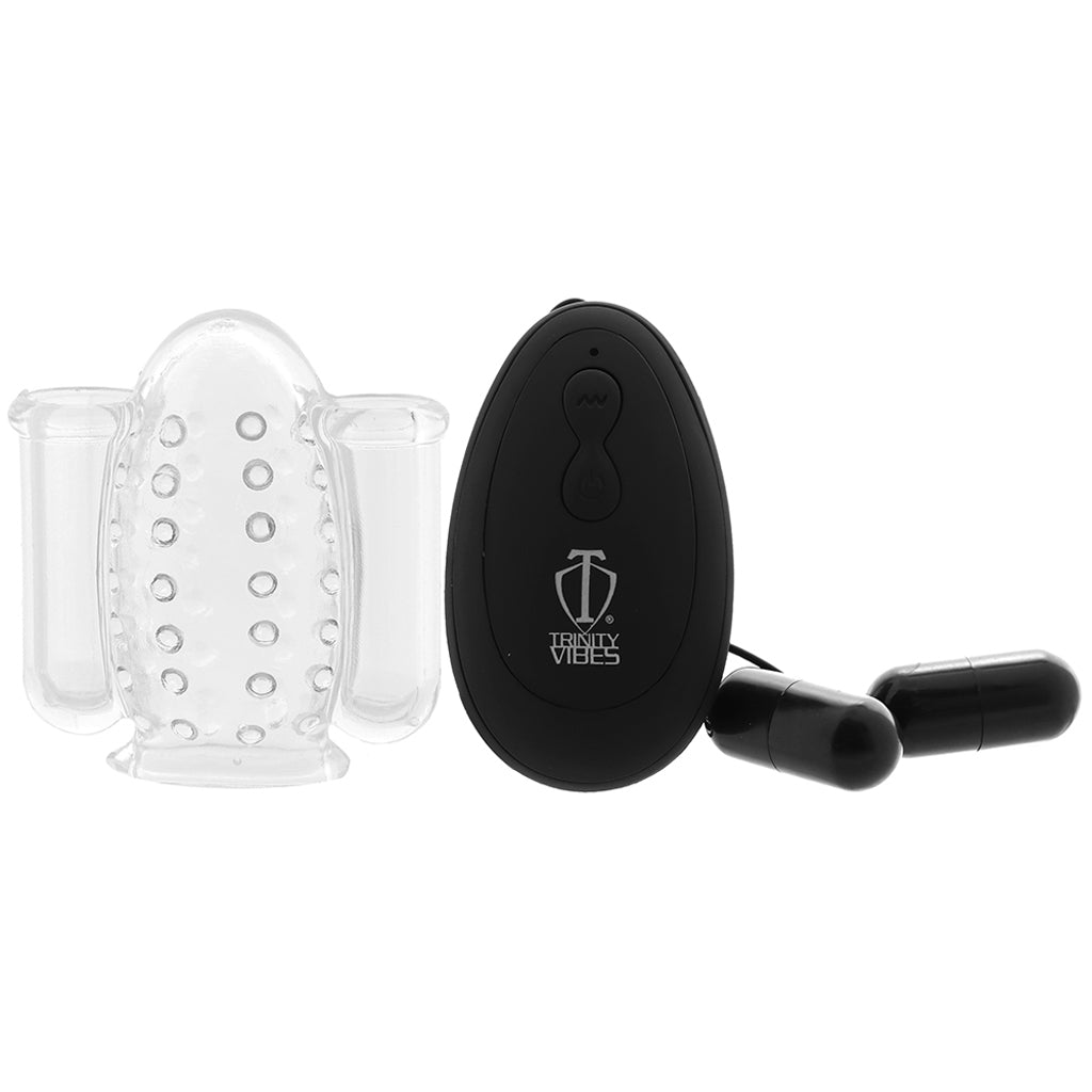 Trinity Vibes Deluxe Dual Head Teaser - Tophatter's Adult Products Male Masturbators > Vibrating - Tophatter Daily Deals