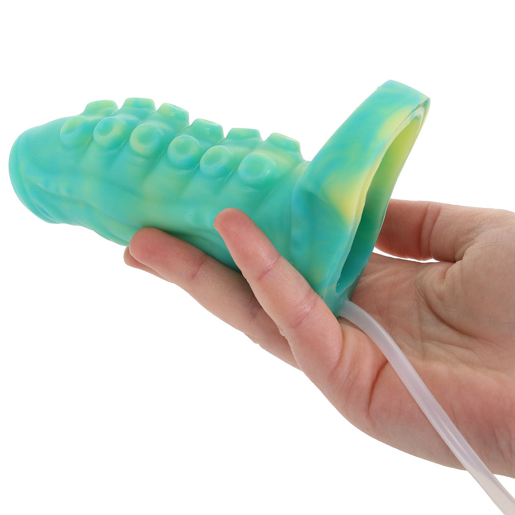 Creature Cocks Tentacle Squirting Enhancer in Green - Tophatter's Adult Sex Toys Online Male Enhancement > Extenders and Sleeves - Tophatter Daily Deals