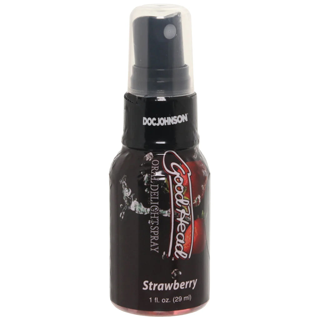 GoodHead Oral Delight Spray 1oz in Strawberry Lubes and Lotions > Flavored Sex Lubes - Tophatter Daily Deals