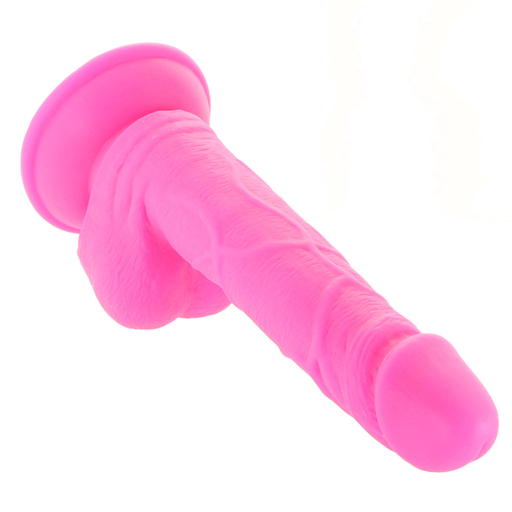 Pop Peckers 6.5 Inch Ballsy Dildo in Pink - Tophatter's Adult Products Dildo Sex Toys > Realistic Dildos - Tophatter Daily Deals