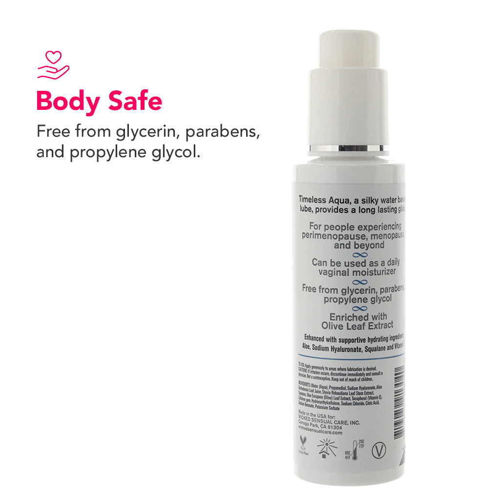 Simply Timeless for Menopause Aqua Lube 4oz/120ml Lubes and Lotions > Water Based Sex Lubes - Tophatter Daily Deals