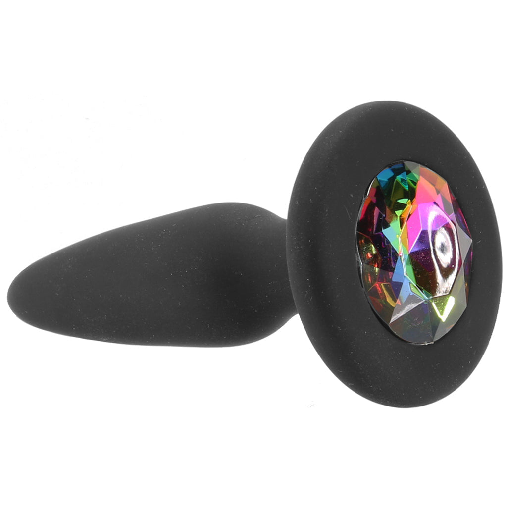 Glams Mini Rainbow Gem Silicone Butt Plug - Tophatter's Adult Products Anal Sex Toys > Butt Plugs - Tophatter Daily Deals