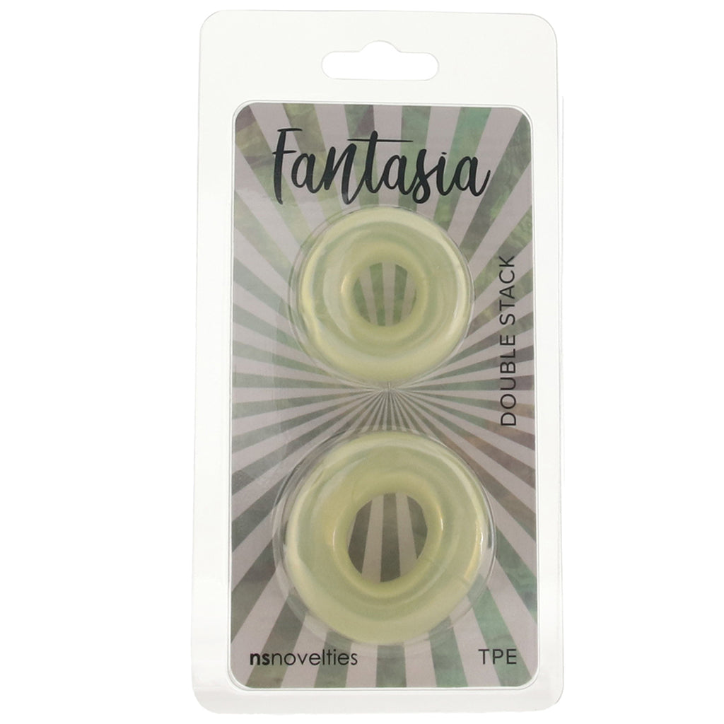 Fantasia Double Stack Cock Rings - Tophatter's Adult Sex Toys Online Cock Rings - Tophatter Daily Deals