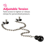 Nipple Play Weighted Dual Tier Nipple Clamps Bondage and Fetish > Nipple Stimulators & Clamps - Tophatter Daily Deals