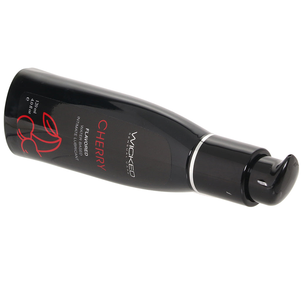 Aqua Flavored Lube 4oz/120ml in Cherry - Tophatter's Adult Products Lubes and Lotions > Flavored Sex Lubes - Tophatter Daily Deals