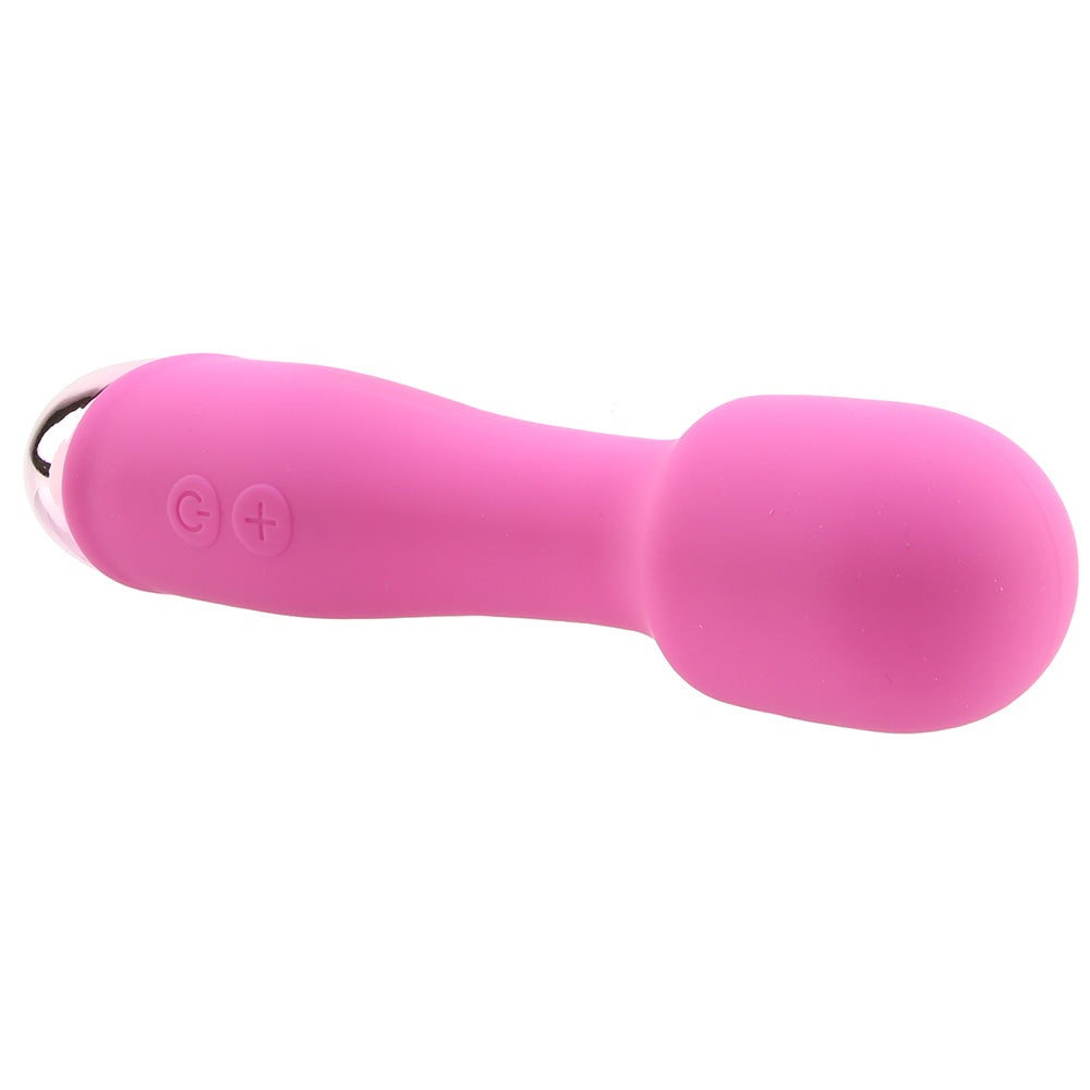 Mini Miracle Rechargeable Silicone Wand Massager Vibrators > Wands - Tophatter Daily Deals