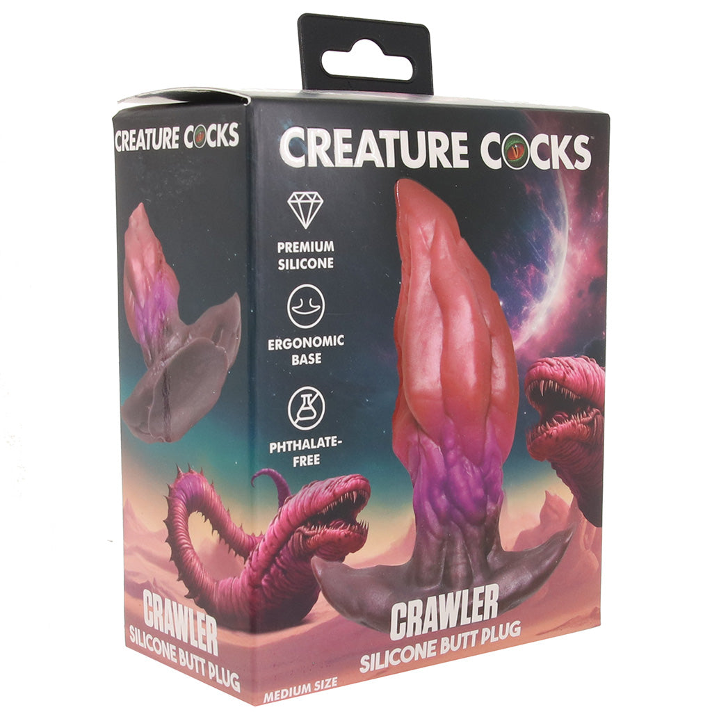 Creature Cocks Crawler Silicone Butt Plug in Medium Anal Sex Toys > Butt Plugs - Tophatter Daily Deals