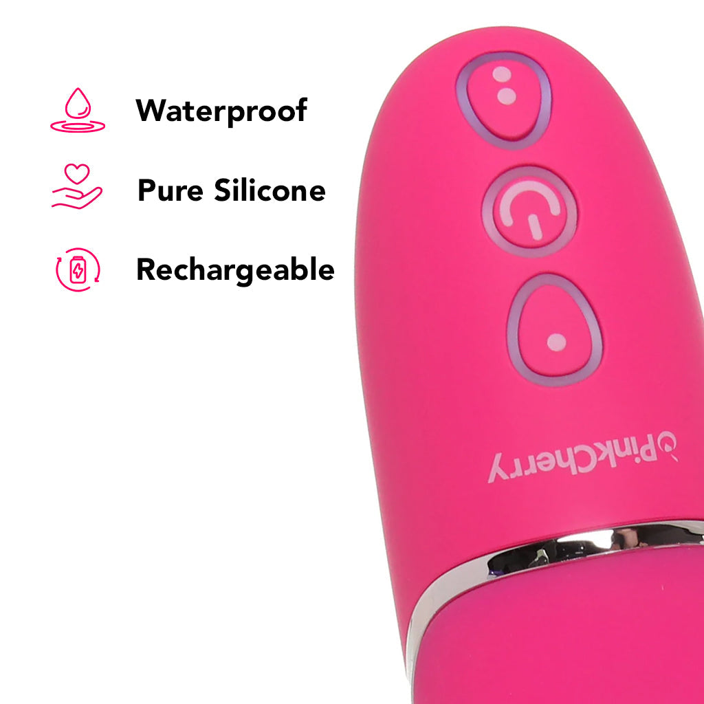 PinkCherry Warming G-Spot Rabbit Vibe in Pink Vibrators > Rabbit Vibrators - Tophatter Daily Deals