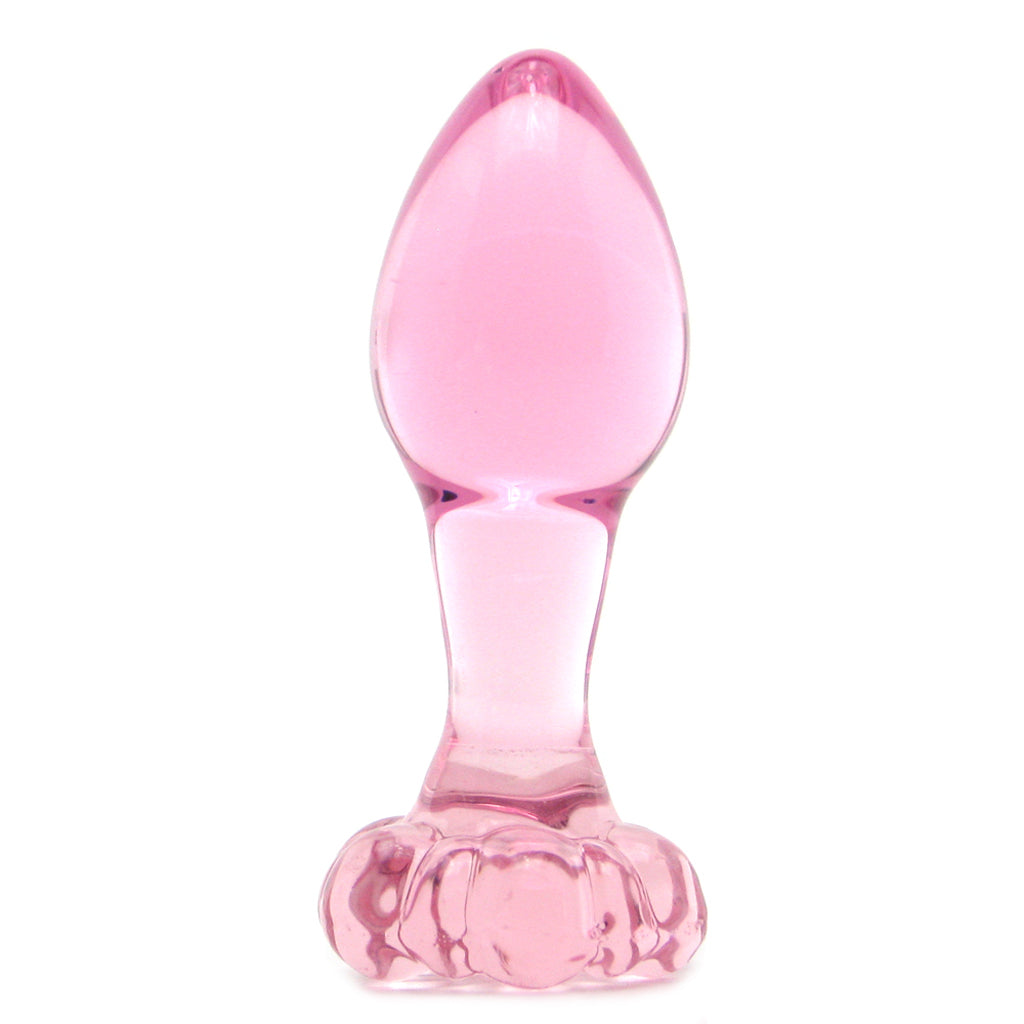 Icicles No. 48 Hand Blown Glass Butt Plug in Pink Anal Sex Toys > Butt Plugs - Tophatter Daily Deals