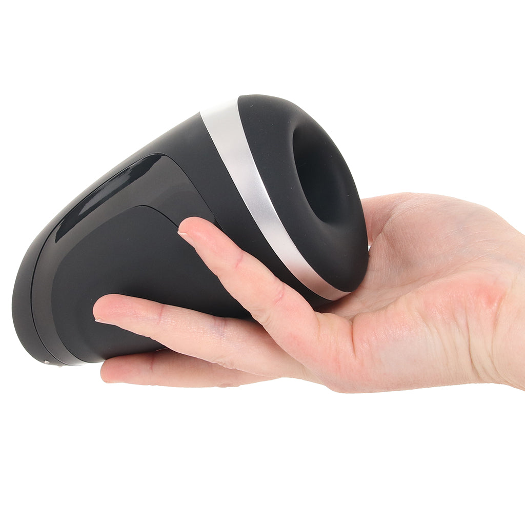 Satisfyer Men Heat & Vibration Stroker Male Masturbators > Vibrating - Tophatter Daily Deals