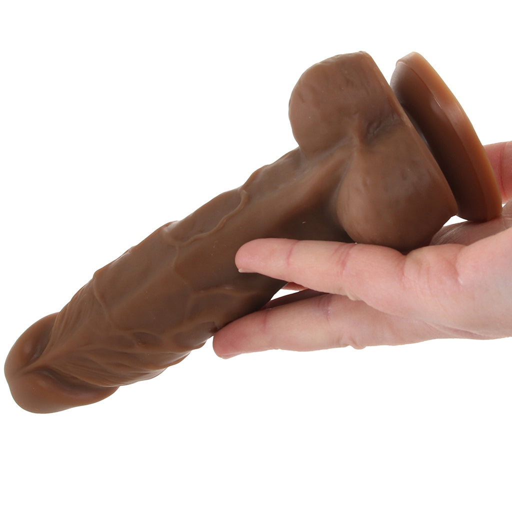 Colours 5 Inch Dual Density Silicone Dildo in Brown - Tophatter's Adult Products Dildo Sex Toys > Realistic Dildos - Tophatter Daily Deals