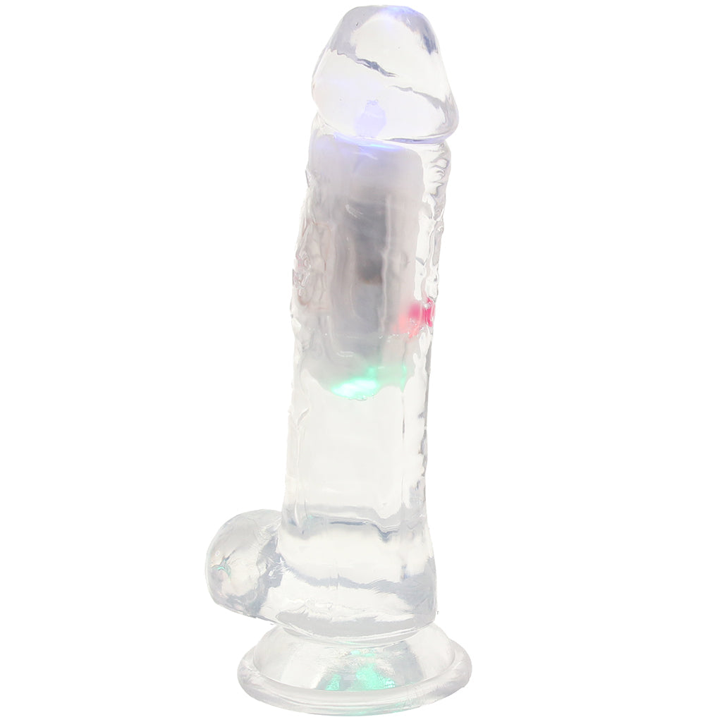 RealRock 7 Inch Light Up Vibrating Ballsy Dildo Vibrators > Realistic Vibrator Dildos - Tophatter Daily Deals