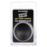 Rock Solid The Brushed Alloy Cock Ring in X-Large Cock Rings - Tophatter Daily Deals