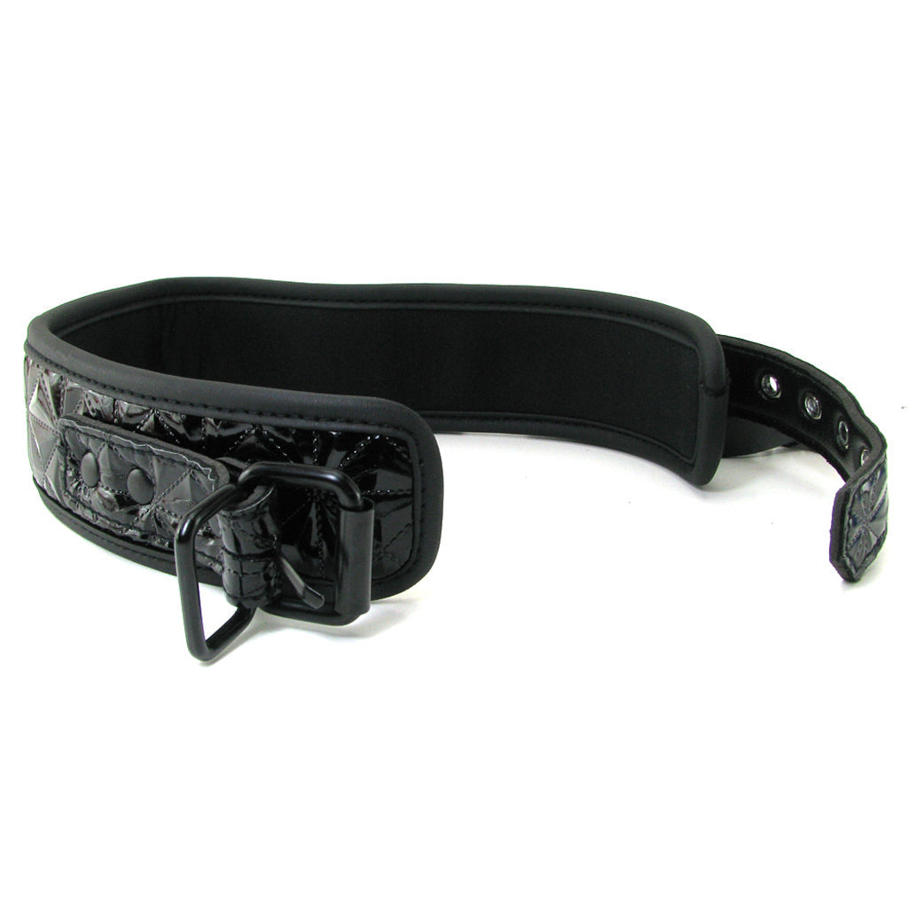 Sinful Collar with Leash in Black - Tophatter's Adult Products Bondage and Fetish > Leashes and Collars - Tophatter Daily Deals