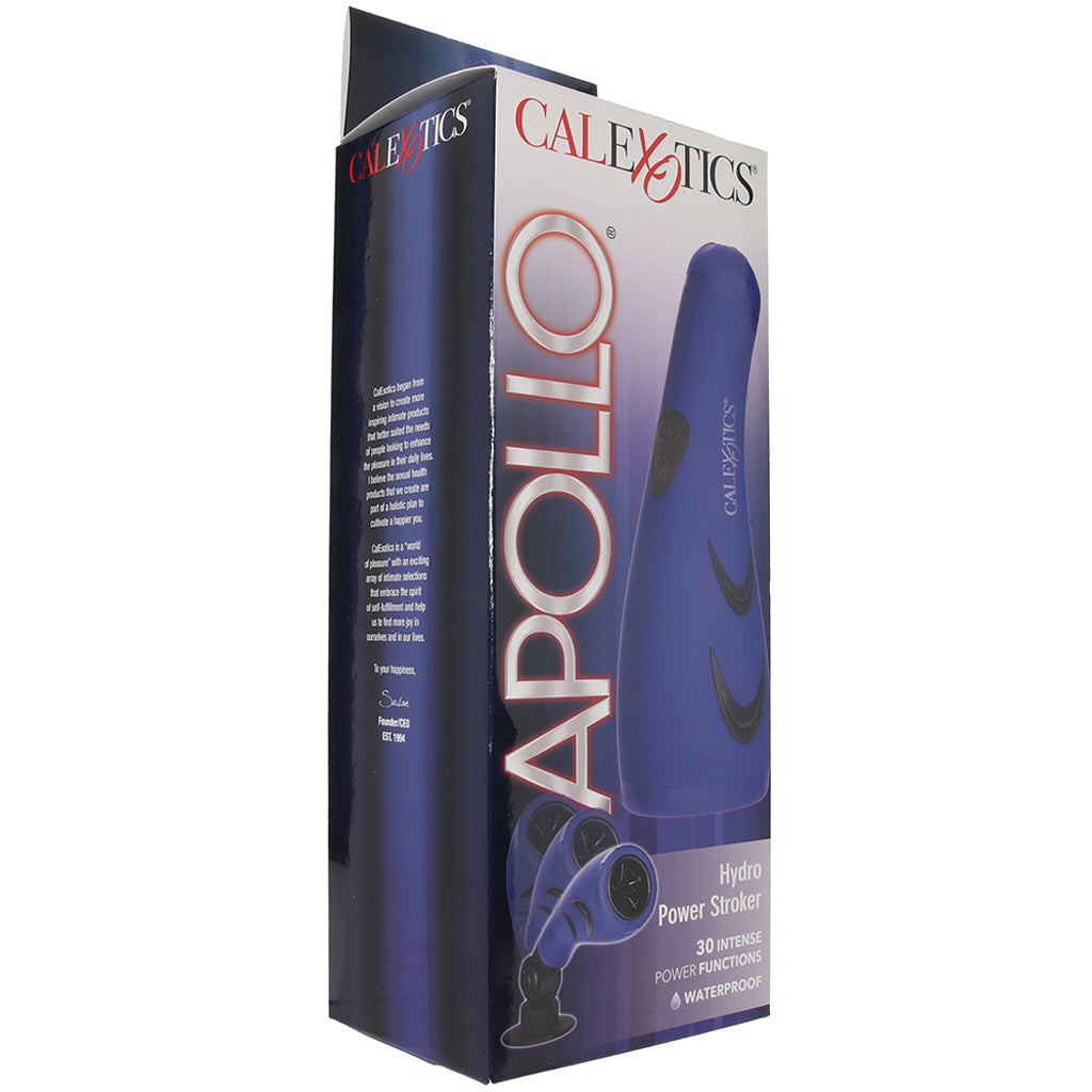 Apollo 30 Function Hydro Power Stroker in Blue - Tophatter's Adult Sex Toys Online Male Masturbators > Vibrating - Tophatter Daily Deals