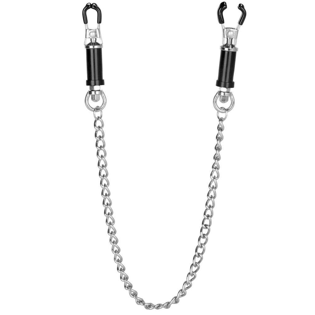 nipple play Superior Nipple Clamps in Silver - Tophatter's Adult Sex Toys Online Bondage and Fetish > Nipple Stimulators & Clamps - Tophatter Daily Deals