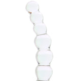 5 Inch Curved Glass Beaded Dildo Dildo Sex Toys > Non-Phallic Dildos - Tophatter Daily Deals