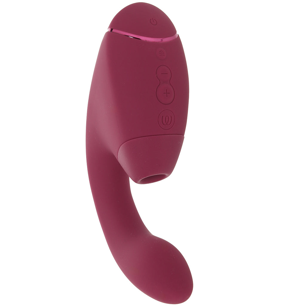 Womanizer Next Duo Clitoral Suction & G-Spot Vibe in Pink Vibrators > G-Spot Vibrators - Tophatter Daily Deals