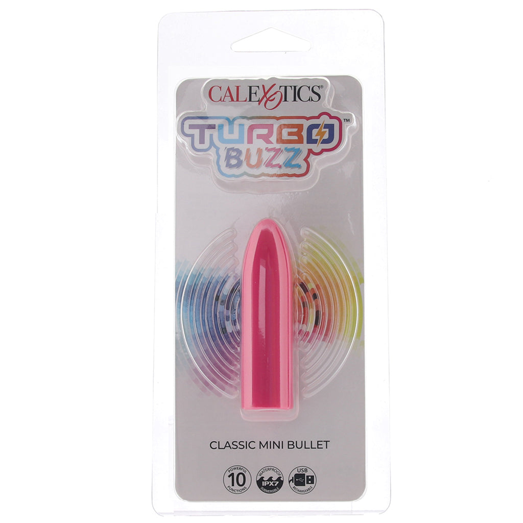 Turbo Buzz Classic Mini Bullet Vibe in Pink Vibrators > Bullet and Egg Vibrators - Tophatter Daily Deals