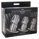 Master Series Dicked 3 Piece Hollow Anal Plug Set - Tophatter's Adult Sex Toys Online Anal Sex Toys > Butt Plugs - Tophatter Daily Deals