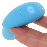 Bang! Thrusting & Vibrating Silicone Butt Plug in Blue Anal Sex Toys > Butt Plugs - Tophatter Daily Deals