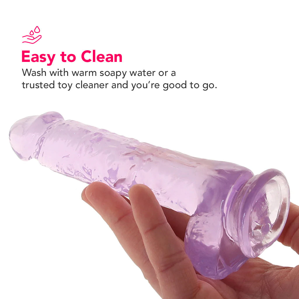 Naturally Yours 6 Inch Crystalline Dildo in Amethyst Dildo Sex Toys > Realistic Dildos - Tophatter Daily Deals