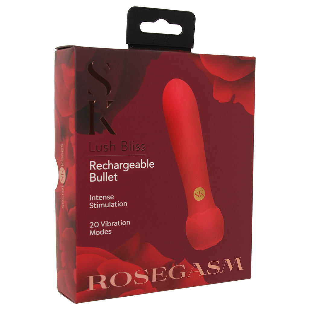 Secret Kisses Rosegasm Lush Bliss Bullet Vibe Vibrators > Bullet and Egg Vibrators - Tophatter Daily Deals