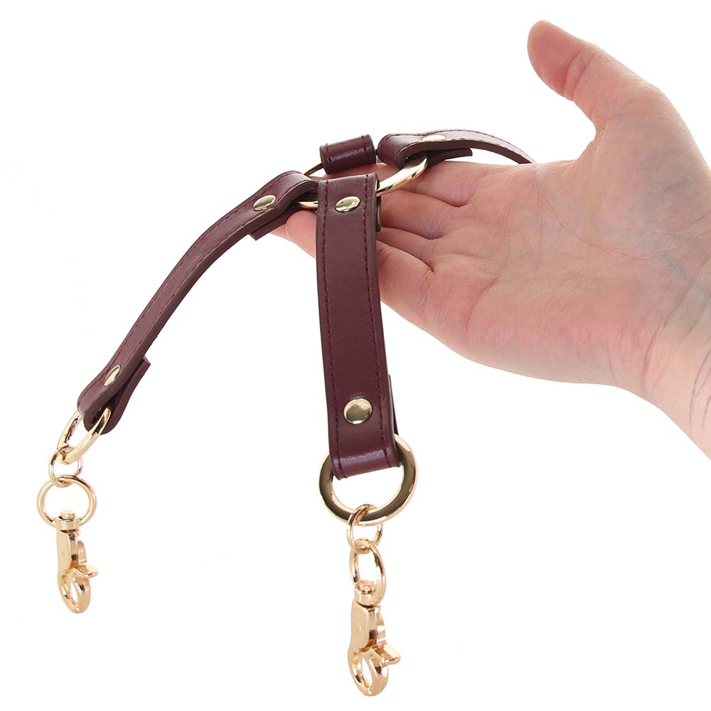 Ouch! Halo Hogtie Connector in Burgundy Bondage and Fetish > Restraints - Tophatter Daily Deals