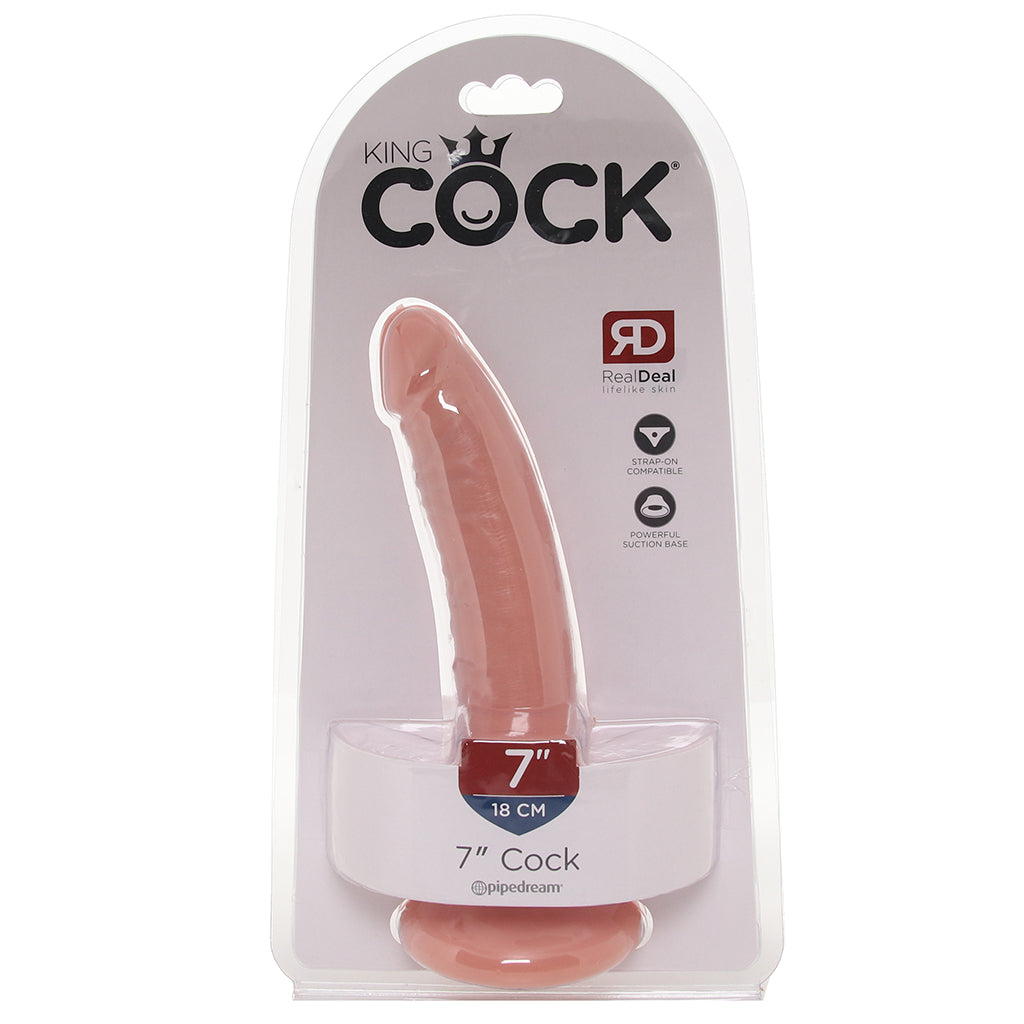 King Cock 7 Inch Dildo in Flesh Dildo Sex Toys > Realistic Dildos - Tophatter Daily Deals