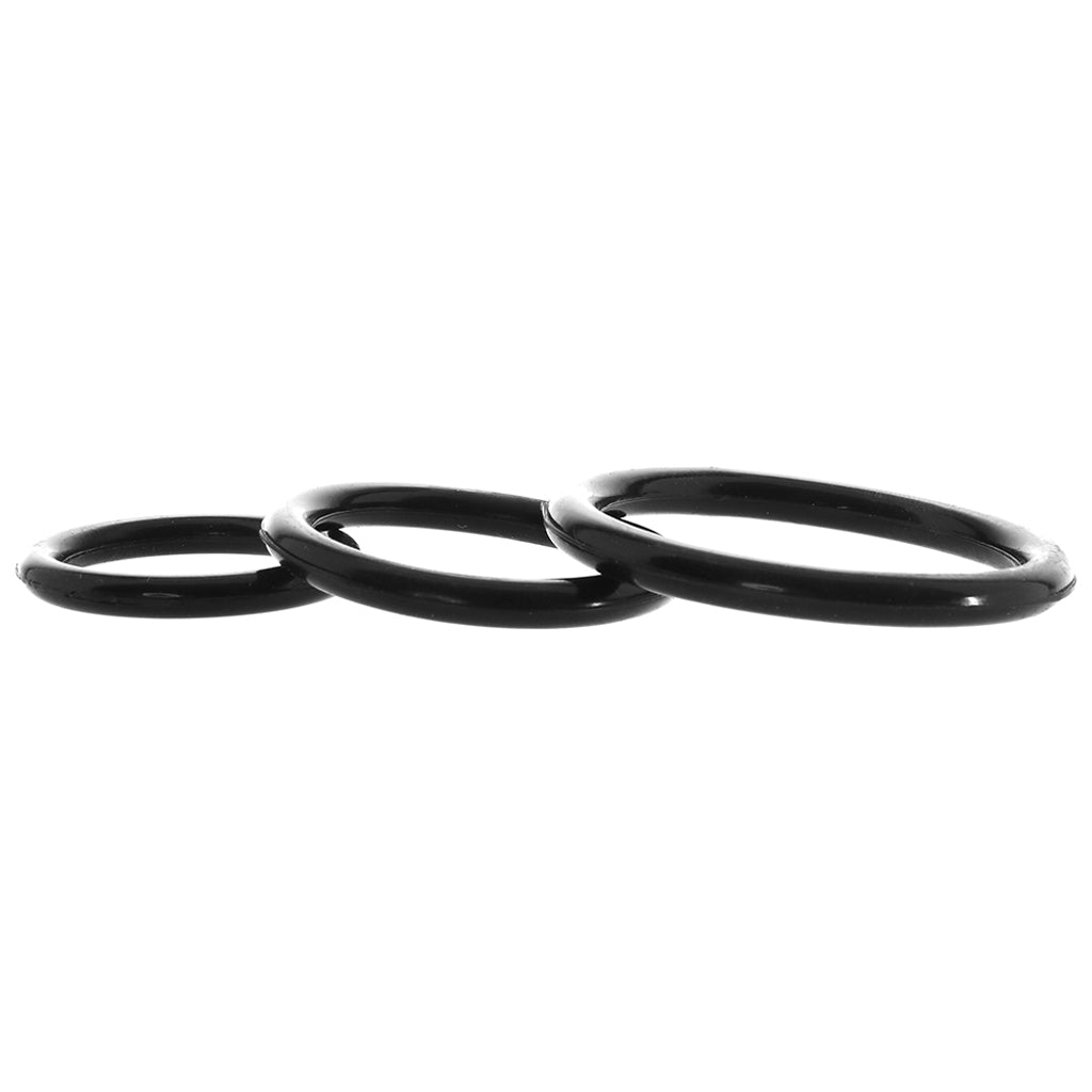 Silicone Support Rings in Black Cock Rings - Tophatter Daily Deals