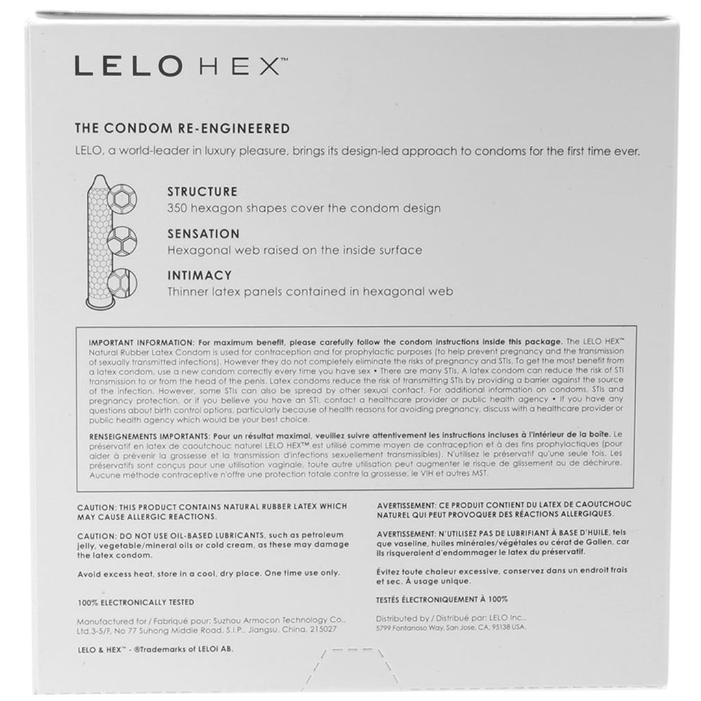Lelo Hex Original Condoms 36-Pack - Tophatter's Adult Products Condoms - Tophatter Daily Deals