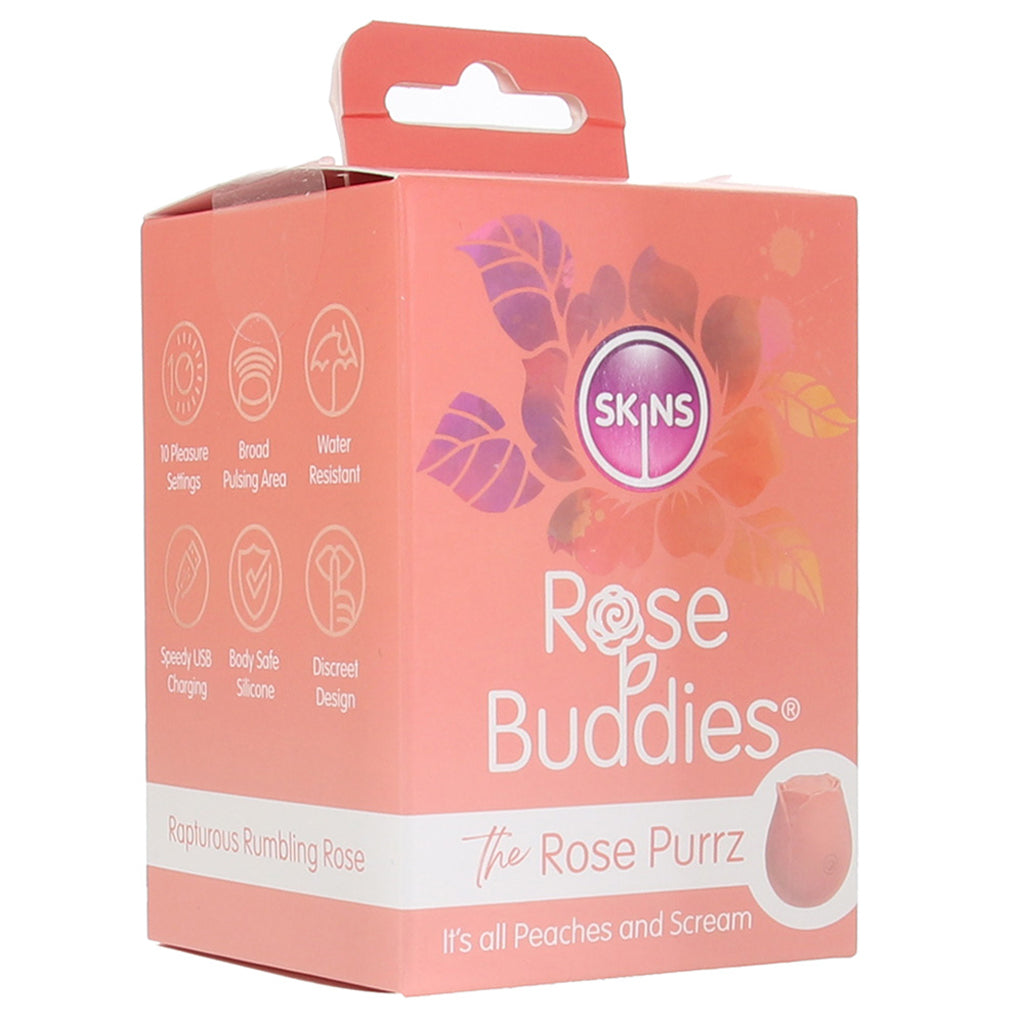 Skins Rose Buddies The Rose Purrz Vibe - Tophatter's Vibrator Deals Online Vibrators > Clitoral Stimulators - Tophatter Daily Deals