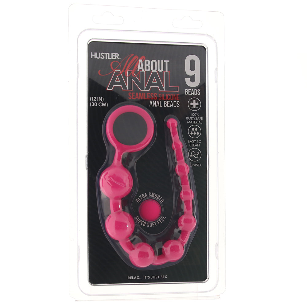 All About Anal Seamless Anal Beads in Pink - Wholesale Prices (Limited Deals)