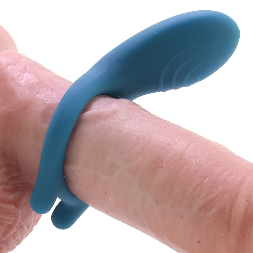 iRing Vibrating Silicone Cock Ring in Marine Blue Cock Rings - Tophatter Daily Deals