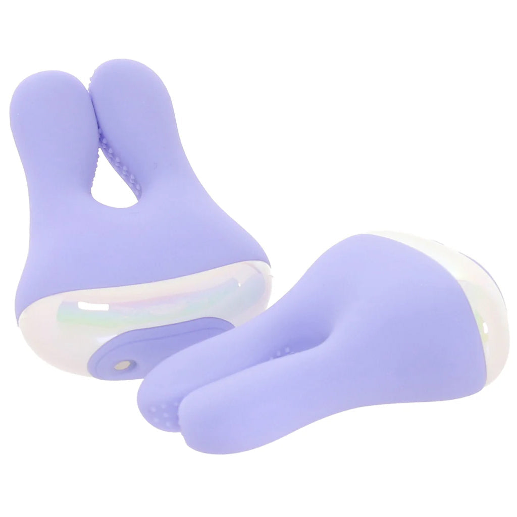 Playboy In a Pinch Vibrating Clamps with Recharge Case - Tophatter's Adult Sex Toys Online Bondage and Fetish > Nipple Stimulators & Clamps - Tophatter Daily Deals