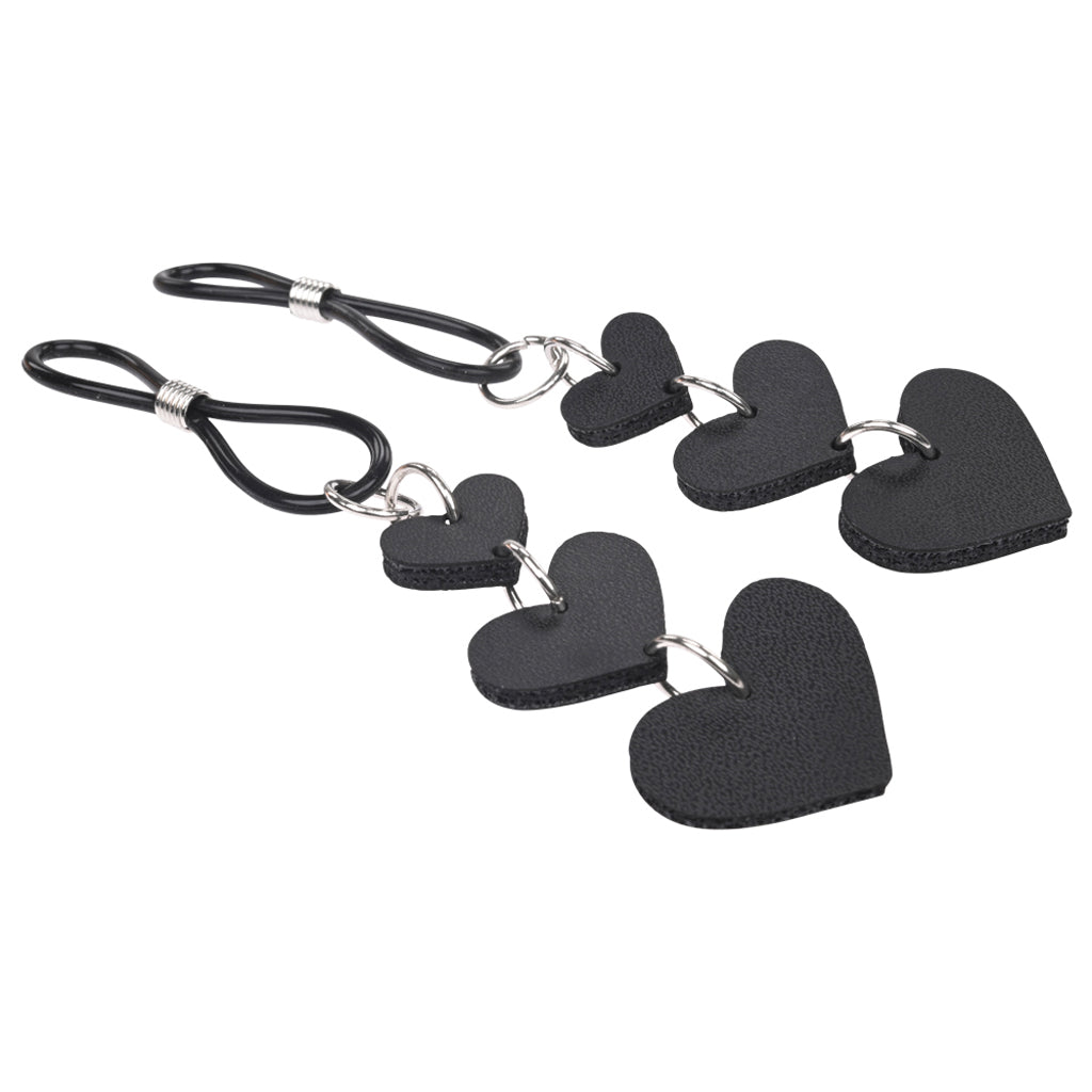 Sex & Mischief Heart Nipple Ties - Tophatter's Adult Products Bondage and Fetish > Nipple Stimulators & Clamps - Tophatter Daily Deals