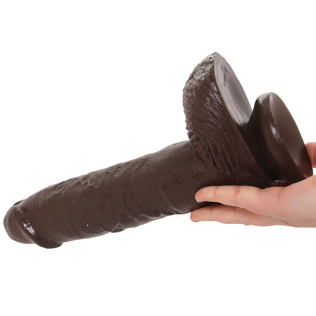 King Cock 10 Inch Cock with Balls in Brown Dildo Sex Toys > Realistic Dildos - Tophatter Daily Deals