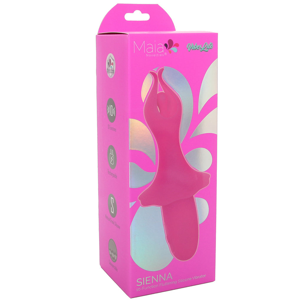 Sienna Fluttering Silicone Vibe in Pink - Tophatter's Vibrator Deals Online Vibrators > Clitoral Stimulators - Tophatter Daily Deals